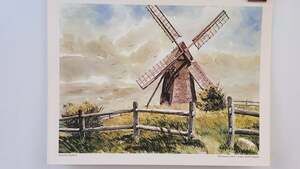 Phil Austin 'Nantucket Windmill' Watercolor Art Print from Today's Health Magazi
